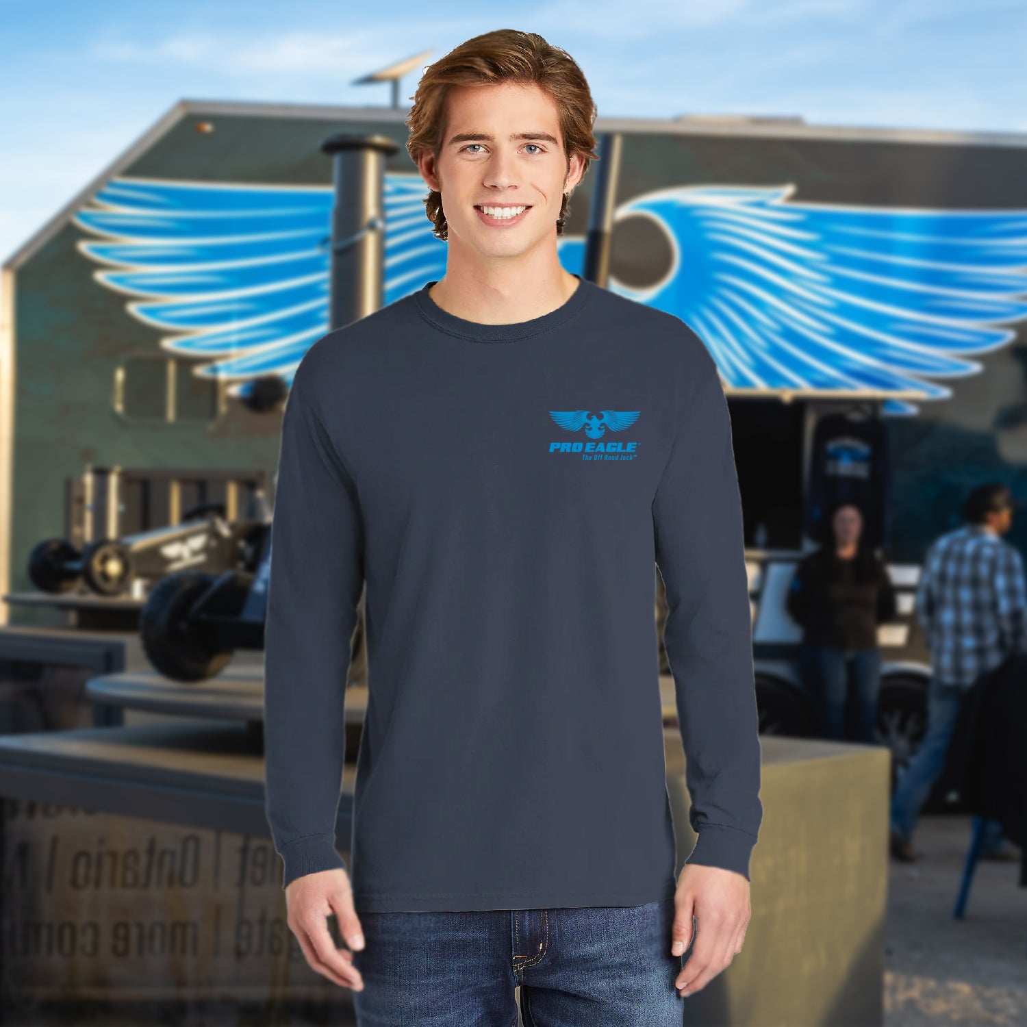 OFF ROAD RECOVERY LONG SLEEVE - NAVY